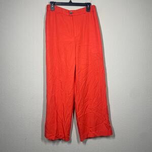 Bitte Kai Rand Womens Medium Carmen Drapey Twill Wide Leg Pants High Rise